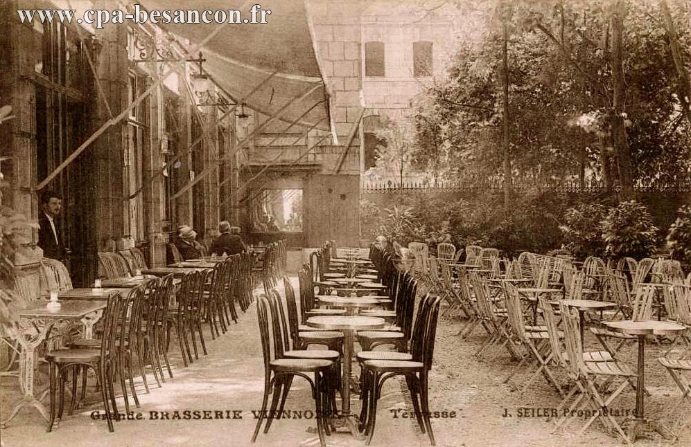 Grande BRASSERIE VIENNOISERIE - Terrasse - J. SEILER Propriétaire